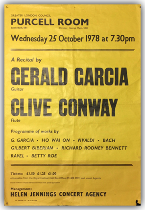 Poster for an early work Poster for an early work